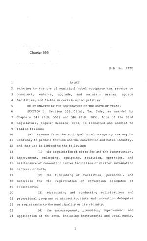 84th Texas Legislature, Regular Session, House Bill 3772, Chapter 666