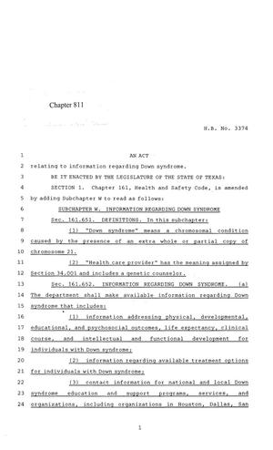 84th Texas Legislature, Regular Session, House Bill 3374, Chapter 811