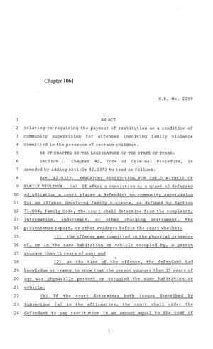84th Texas Legislature, Regular Session, House Bill 2159, Chapter 1061