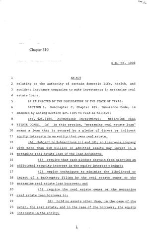 84th Texas Legislature, Regular Session, Senate Bill 1008, Chapter 310