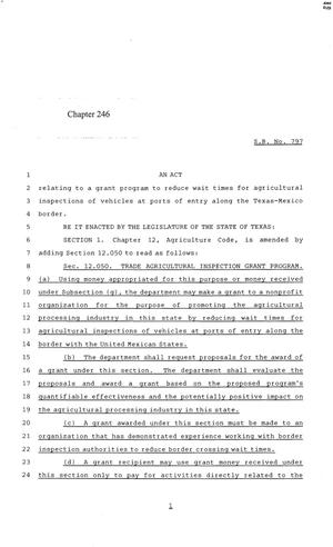 84th Texas Legislature, Regular Session, Senate Bill 797, Chapter 246