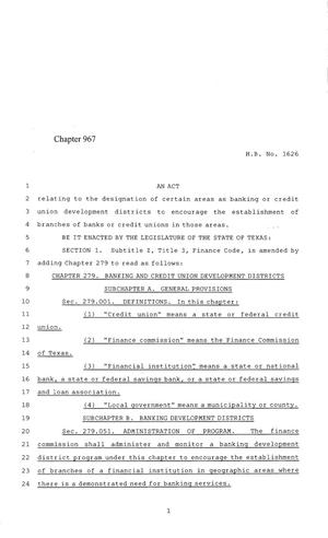 84th Texas Legislature, Regular Session, House Bill 1626, Chapter 967