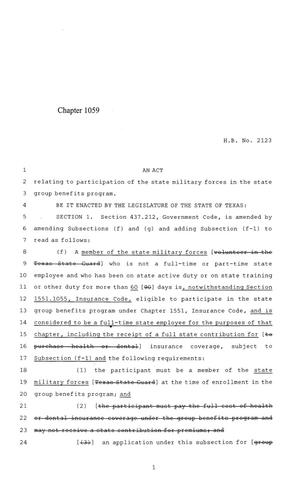 84th Texas Legislature, Regular Session, House Bill 2123, Chapter 1059
