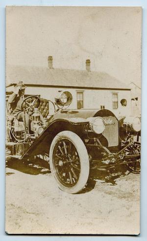 [Postcard with a Photograph of an Old Car]