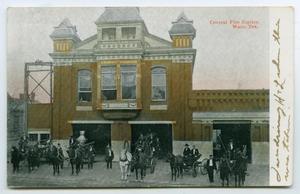 [Postcard of Central Fire Station, Waco, Texas]