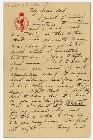 Primary view of object titled '[Letter from Henry Clay, Jr. to his Father]'.