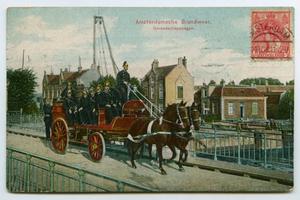 [Postcard of Amsterdam Fire Department]
