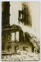 Primary view of [Postcard with a Photograph of a Burnt Building]