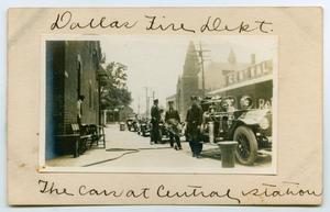 [Postcard of Dallas Central Fire Station, Texas]