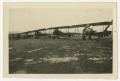 Thumbnail image of item number 1 in: '[Photograph of a Row of Airplanes in a Field]'.