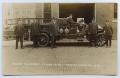Thumbnail image of item number 1 in: '[Postcard with an Image of Marshalltown Fire Department Personnel]'.