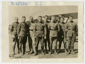 Primary view of object titled '[Photograph of the Signal Corps Pilots]'.