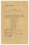Primary view of [Official Document with Orders to Report to Duty]