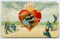 Postcard: [Postcard of a Couple and Firemen]