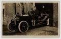 Thumbnail image of item number 1 in: '[Postcard with a Photo of a Houston Fire Department Automobile]'.