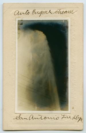 [Postcard with a Photograph of a High-Pressure Water Stream]