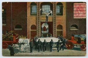 [Postcard of an Amsterdam Fire Department Rescue]
