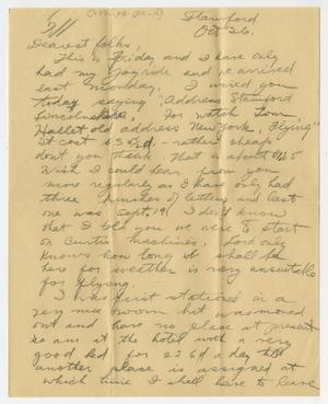 [Letter From Henry Clay, Jr. to his Family, October 26, 1917]