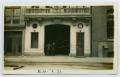 Thumbnail image of item number 1 in: '[Postcard with a Picture of a New York Fire Station]'.