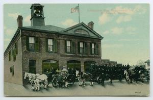 [Postcard of Bridgeport Fire Department No. 3]