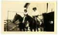 Photograph: [Photograph of Two Men on Horses]