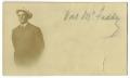 Thumbnail image of item number 1 in: '[Postcard of Val McFaddin]'.
