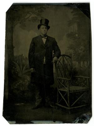 Primary view of object titled '[Portrait of Fred Cooke Caldwell]'.