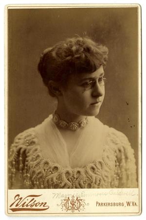 Primary view of object titled '[Portrait of Mamie Emmons Caldwell]'.