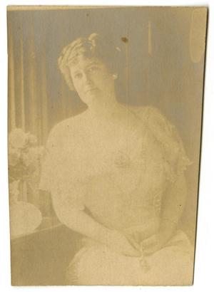 Primary view of object titled '[Portrait of Ida Caldwell McFaddin]'.