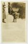 Primary view of [Photograph of Mamie McFaddin Ward and Dog]