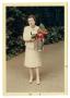Photograph: [Photograph of Mamie McFaddin Ward with Flowers]
