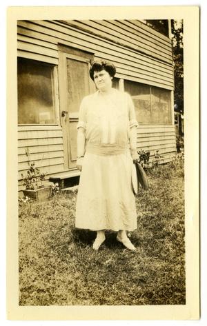 [Photograph of Ida Caldwell McFaddin at Camp Allen]
