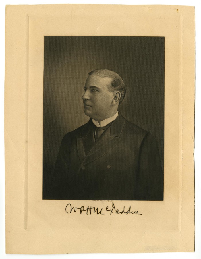 William Perry Herring McFaddin Engraved Portrait of William Perry Herring McFaddin The Portal to