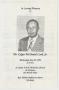 Primary view of [Funeral Program for Edgar McDaniel Cook, Jr., June 29, 1994]