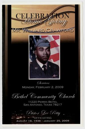 [Funeral Program for Williard Crawford, February 2, 2009]