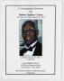 Primary view of [Funeral Program for Robert Arthur Carter, January 31, 2015]