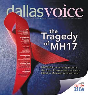 Primary view of object titled 'Dallas Voice (Dallas, Tex.), Vol. 31, No. 11, Ed. 1 Friday, July 25, 2014'.