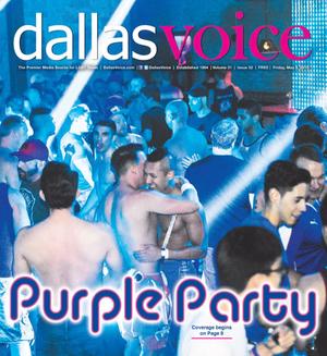 Dallas Voice (Dallas, Tex.), Vol. 31, No. 52, Ed. 1 Friday, May 8, 2015
