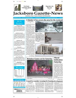 Jacksboro Gazette-News (Jacksboro, Tex.), Vol. 134, No. 27, Ed. 1 Tuesday, December 10, 2013