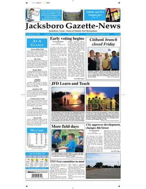 Jacksboro Gazette-News (Jacksboro, Tex.), Vol. 132, No. 49, Ed. 1 Tuesday, May 15, 2012