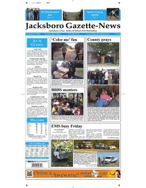 Jacksboro Gazette-News (Jacksboro, Tex.), Vol. 133, No. 45, Ed. 1 Tuesday, May 7, 2013