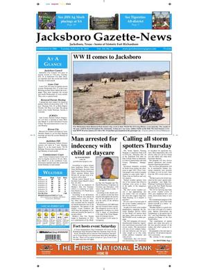 Jacksboro Gazette-News (Jacksboro, Tex.), Vol. 133, No. 35, Ed. 1 Tuesday, February 26, 2013