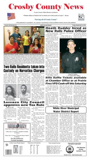 Crosby County News (Ralls, Tex.), Vol. 126, No. 35, Ed. 1 Friday, September 6, 2013