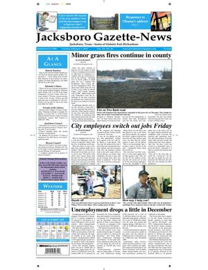 Jacksboro Gazette-News (Jacksboro, Tex.), Vol. 131, No. 36, Ed. 1 Tuesday, February 1, 2011