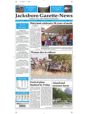 Jacksboro Gazette-News (Jacksboro, Tex.), Vol. 134, No. 2, Ed. 1 Tuesday, June 18, 2013