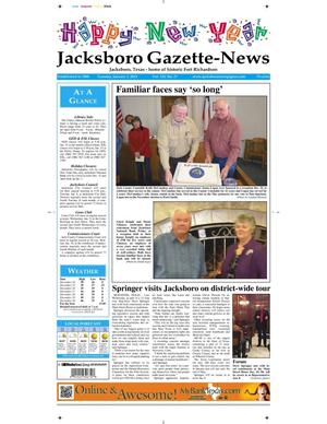Jacksboro Gazette-News (Jacksboro, Tex.), Vol. 133, No. 27, Ed. 1 Tuesday, January 1, 2013
