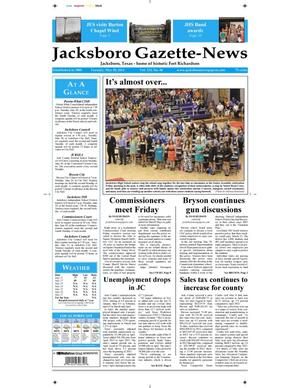 Jacksboro Gazette-News (Jacksboro, Tex.), Vol. 133, No. 48, Ed. 1 Tuesday, May 28, 2013