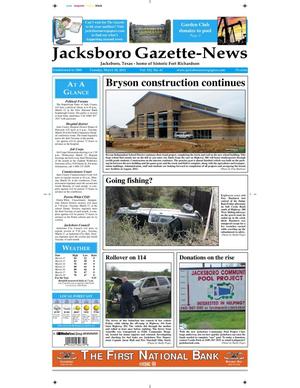 Jacksboro Gazette-News (Jacksboro, Tex.), Vol. 132, No. 41, Ed. 1 Tuesday, March 20, 2012