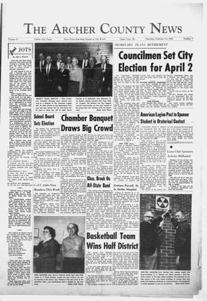 The Archer County News (Archer City, Tex.), Vol. 49, No. 7, Ed. 1 Thursday, February 14, 1963
