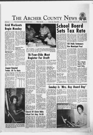 The Archer County News (Archer City, Tex.), Vol. 57, No. 32, Ed. 1 Thursday, August 12, 1971